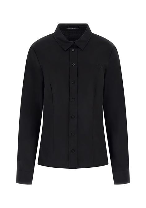 MAGLIA DONNA GUESS | CAMICIA | W2YH41-WAF10JBLK