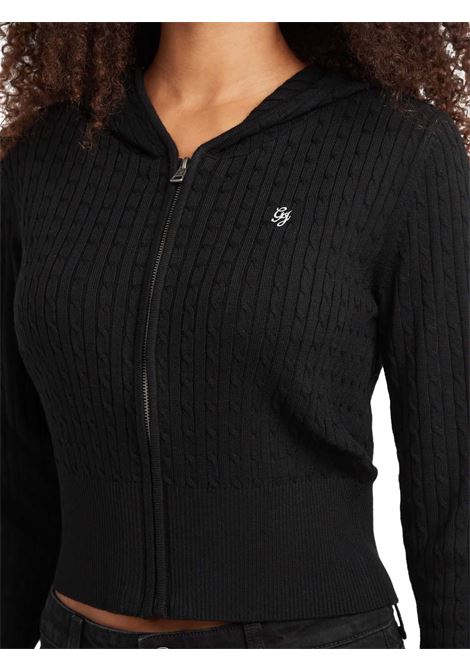 MAGLIA DONNA GUESS | CARDIGAN | W5BR04-Z3HO2JBLK