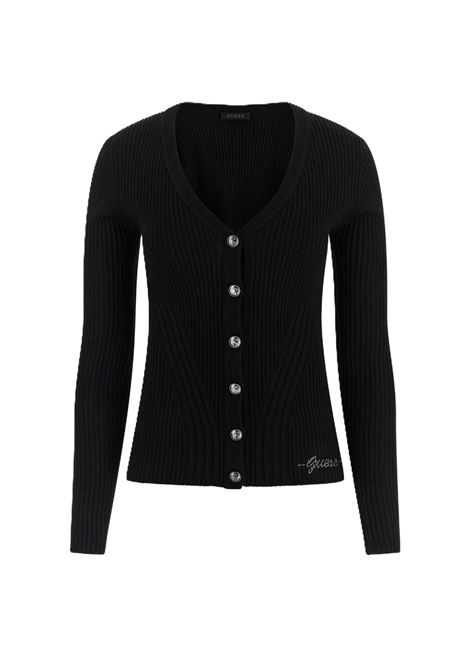 MAGLIA DONNA GUESS | MAGLIA | W5BR16-Z3OW2JBLK