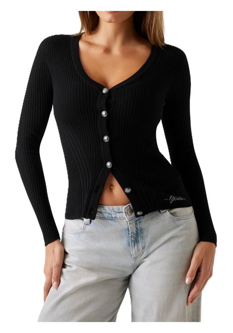 MAGLIA DONNA GUESS | MAGLIA | W5BR16-Z3OW2JBLK
