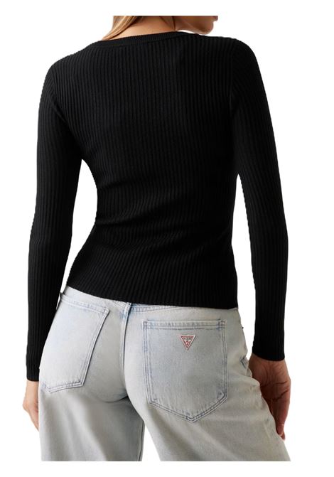 MAGLIA DONNA GUESS | MAGLIA | W5BR16-Z3OW2JBLK