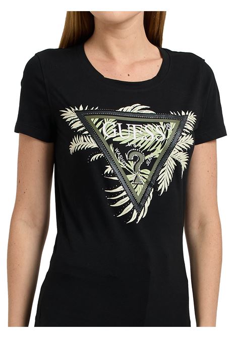T-SHIRT DONNA GUESS | T-SHIRT | W5YI13-J1314JBLK