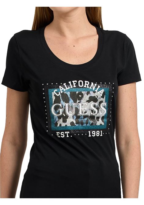T-SHIRT DONNA GUESS | T-SHIRT | W5YI27-J1314JBLK