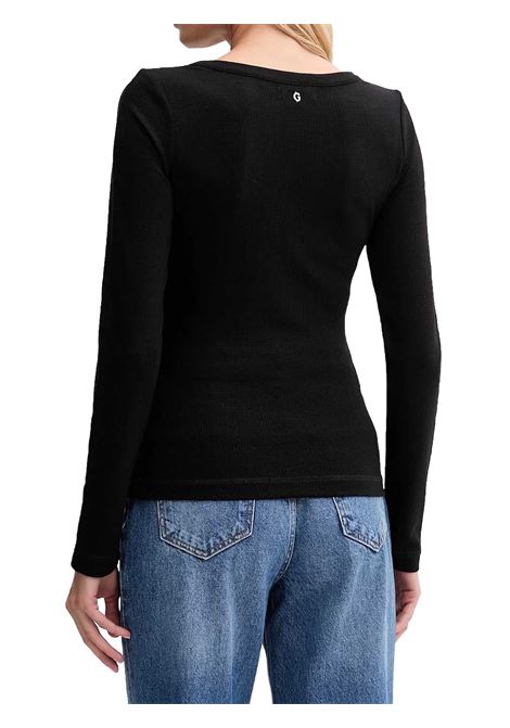 MAGLIA DONNA GUESS | T-SHIRT | W5YP12-KCTC2JBLK