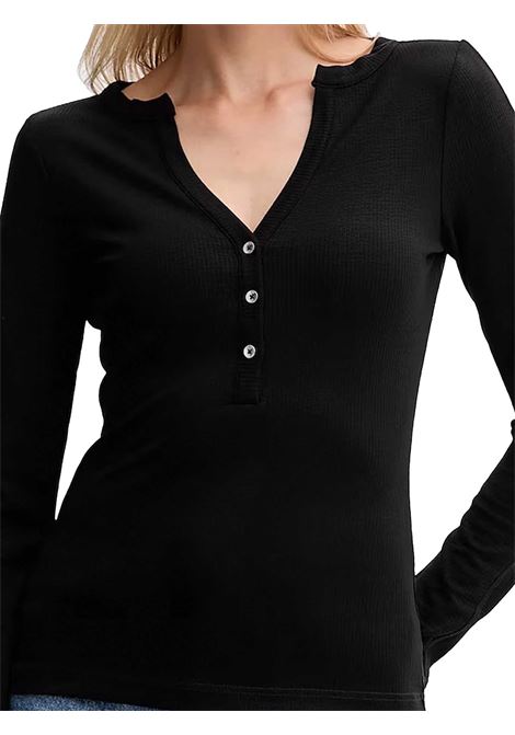 MAGLIA DONNA GUESS | T-SHIRT | W5YP12-KCTC2JBLK