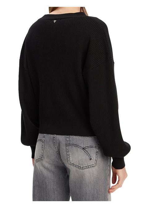 MAGLIA DONNA GUESS | MAGLIA | W5YR07-Z2ZK2JBLK