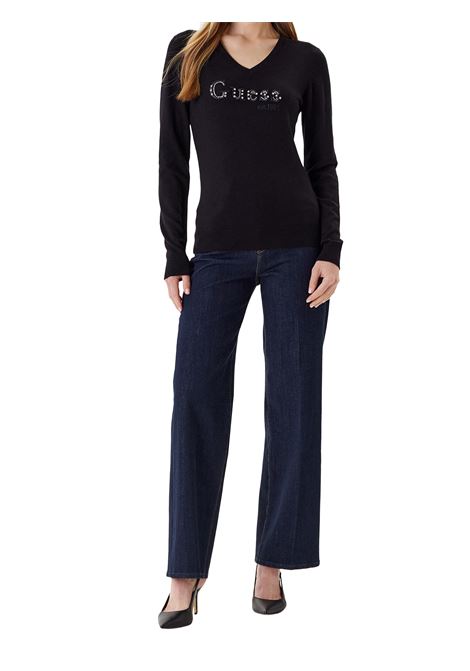 MAGLIA DONNA GUESS | MAGLIA | W5YR24-Z2NQ2JBLK