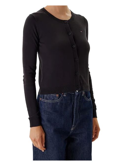 CARDIGAN DONNA TOMMY HILFIGER | MAGLIA | DW0DW20976BDS