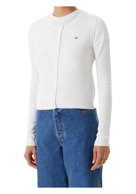 CARDIGAN DONNA TOMMY HILFIGER | MAGLIA | DW0DW20976YBL