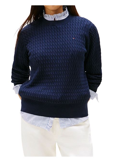 PULLOVER DONNA TOMMY HILFIGER | MAGLIA | WW0WW449930ZZ