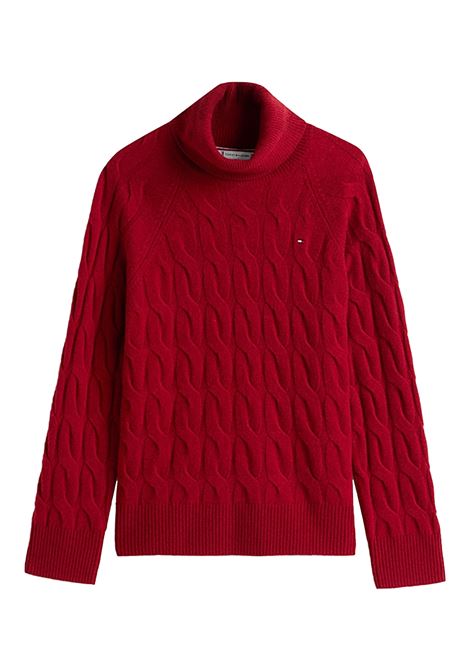 PULLOVER DONNA TOMMY HILFIGER | MAGLIA | WW0WW46791XIT