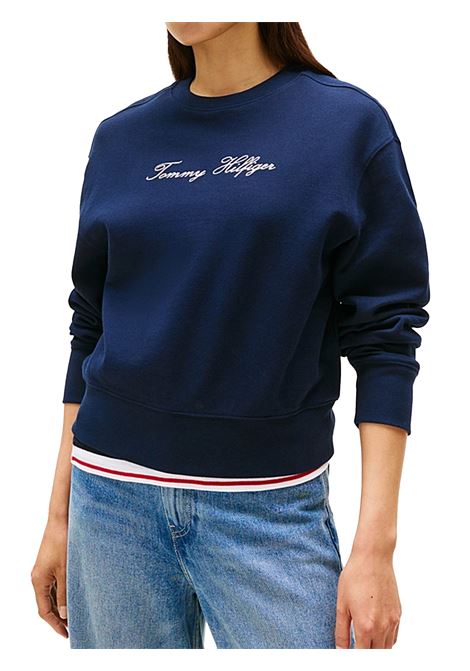 MAGLIA DONNA TOMMY HILFIGER | FELPA | WW0WW47159C1G