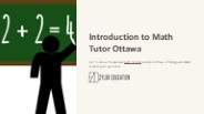 Math Tutor in Ottawa | Zylor Education