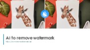 AI to remove watermark