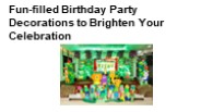 Birthday Party Decorations