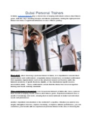 Dubai Personal Trainers (1)