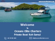 Private Boat Koh Samui - Oceans Elite Charters