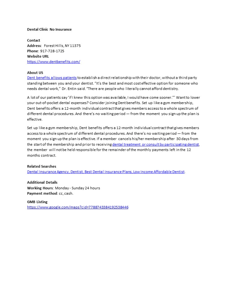 Dental Clinic No Insurance (2)