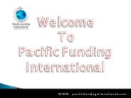 US real estate financing - Pacific Funding International