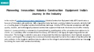 Construction Equipment Manufacturers - Kobelco India (2)