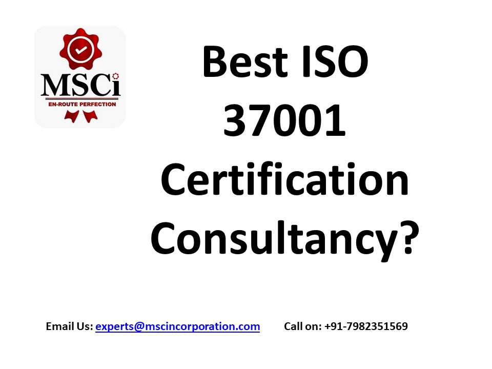 Best ISO 37001 Certification Consultancy?