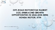 Off-Road Motorcycle Market