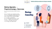 Nikita Barreto - Psychotherapy Services