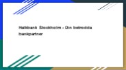 Halkbank Stockholm - Din betrodda bankpartner