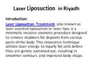 Laser Liposuction in Riyadh