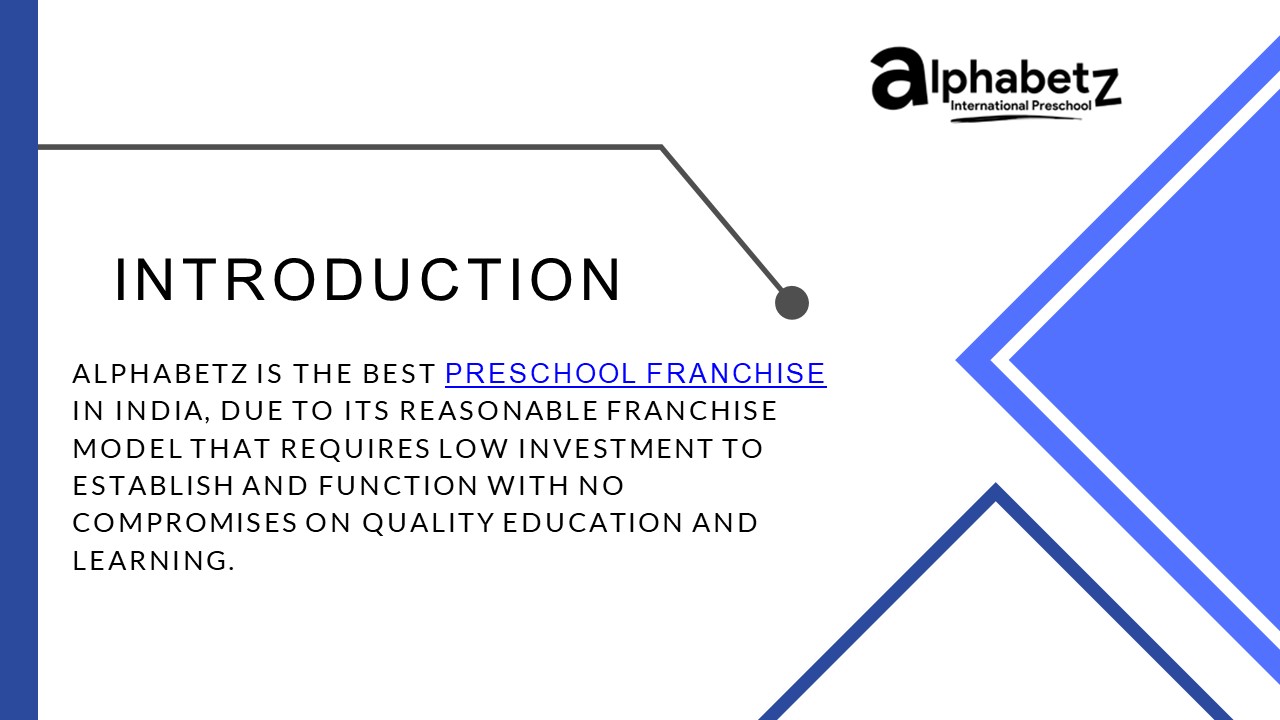 The best Preschool Franchise in India