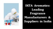 Top Fragrance Manufactures & Suppliers in India