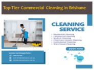 Top-Tier Commercial Cleaning in Brisbane