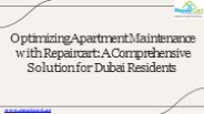 Apartment Maintenance Services in Dubai