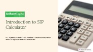 Sip Calculator