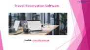 Travel Reservation Software