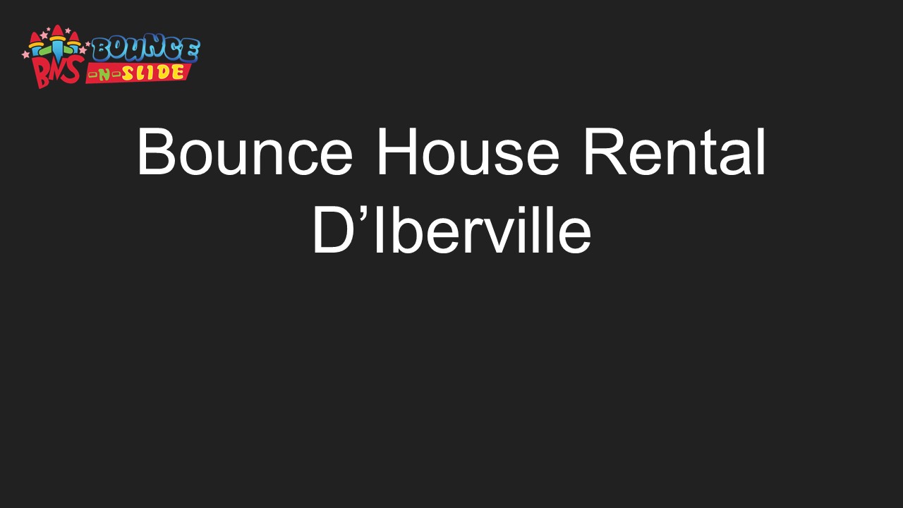 Bounce House Rental D’Iberville- BounceNSlide