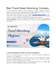 Best Travel Estate Advertising Company (1)