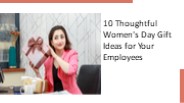 Women's Day Gift Ideas for Your Employees