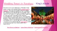 wedding resort in Ranakpur