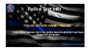 NTN Frontline Police Test