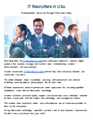 IT Recruiters In USA
