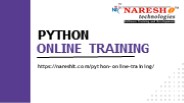 Best Python online Training - Naresh IT