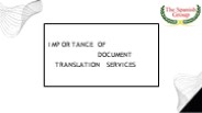 Importance of Document Translation Services