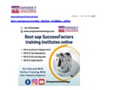 Best sap SuccessFactors training institutes online