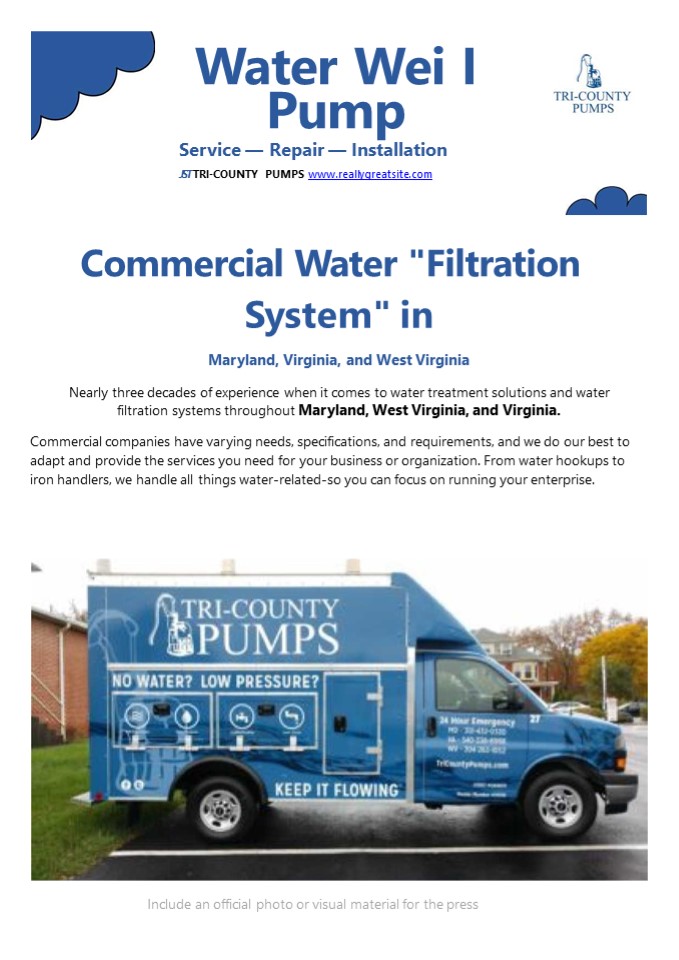 Water Well Pump: Service-Repair-Installation