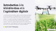 Introduction à l'Agriculture Digitale et la Télédétection