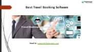Best Travel Booking Software