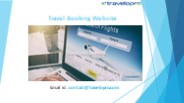 Travel Booking Website