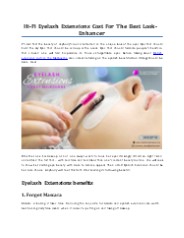 Eyelash Extension Costs in Melbourne - A Comprehensive Guide