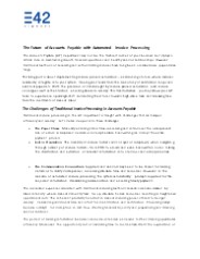 The Future of Accounts Payable with Automated Invoice Processing